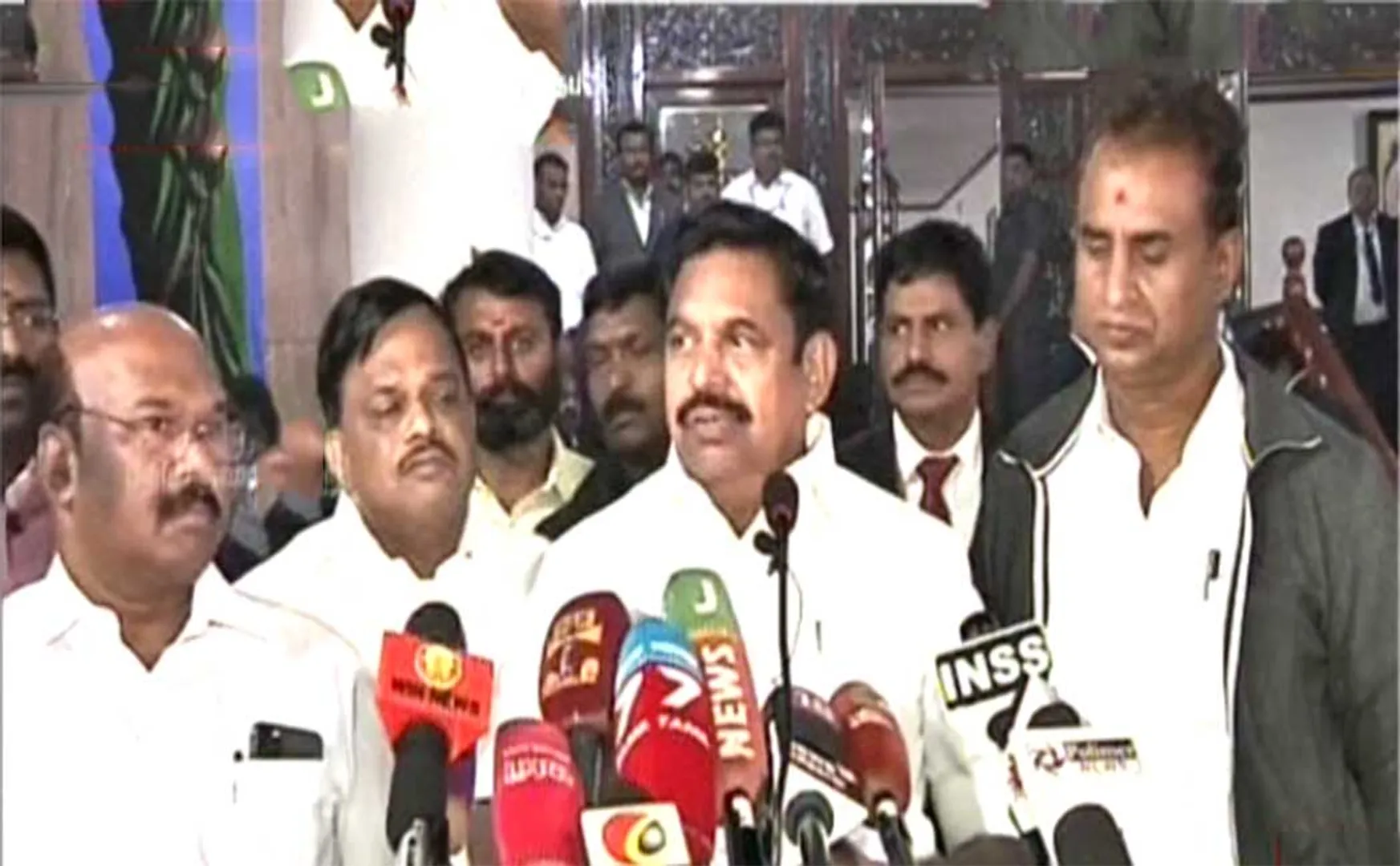 tamilnadu cm palanisamy delhi press meet 